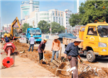 地下商业城人防工程开工建设