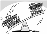 全国研究生就业率不敌本科生 学历越高求职越难